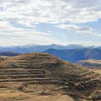 Berglandschaft in Lesotho